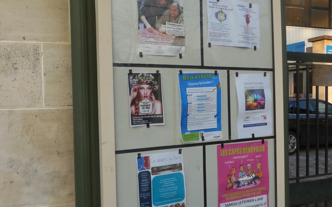 Février 2015 – Prestation affichage associatif