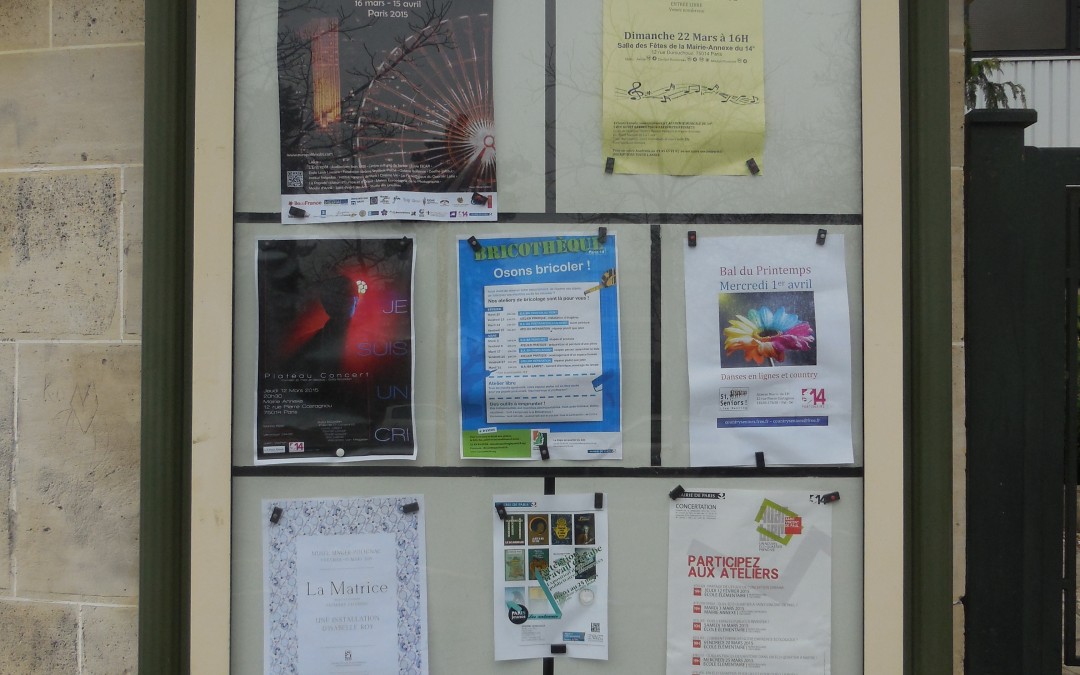 MAI 2015 – Prestation affichage associatif