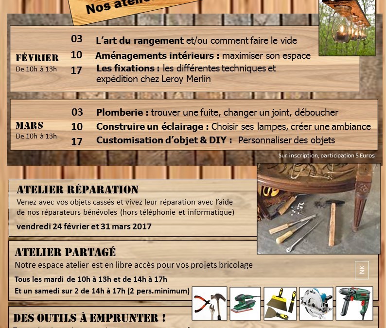 Le nouvel agenda février et mars 2017